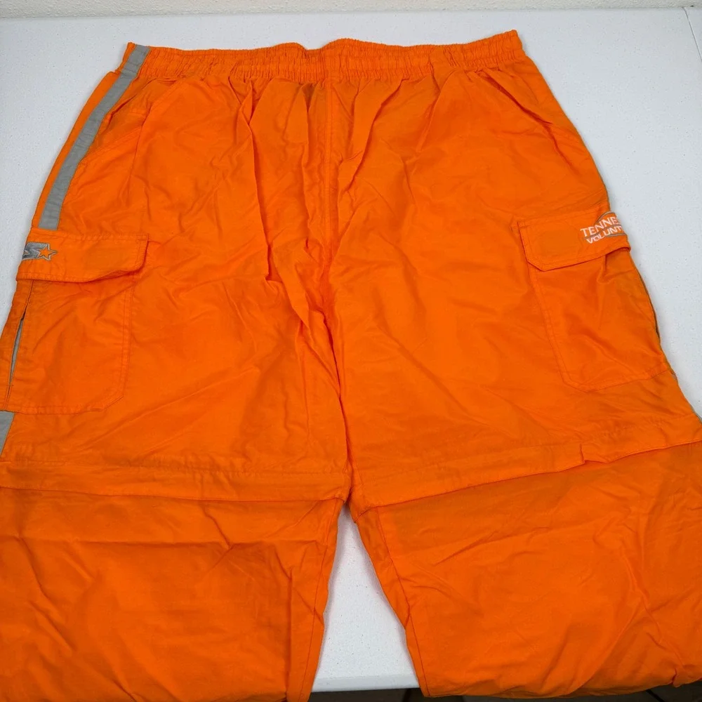 Starter Tennessee Volunteers Orange Nylon Zip Off Convertible Track Pants‎ XL